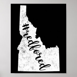 Affiche Enseignant Rouge Pour Ed Idaho Public Education 1