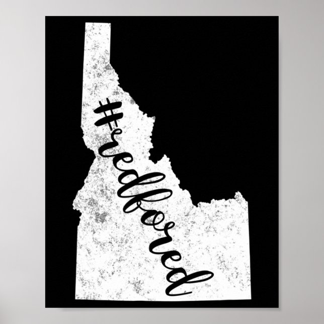 Affiche Enseignant Rouge Pour Ed Idaho Public Education 1 (Devant)