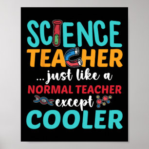 Affiche Enseignant Sauf Glacière Retour À L'École Science