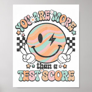 Affiche Enseignant Super Smile Vous Êtes Plus Qu'Un Test S