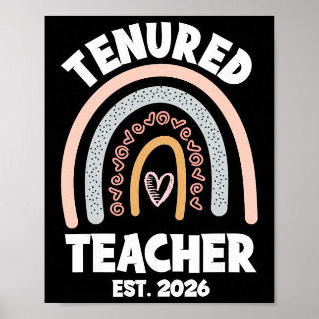 Affiche Enseignante titulaire 2026 Femmes avec promotion à (Devant)