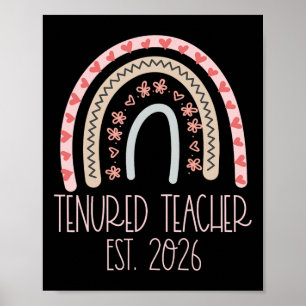 Affiche Enseignantes titulaires avec tenure 2026 Collège