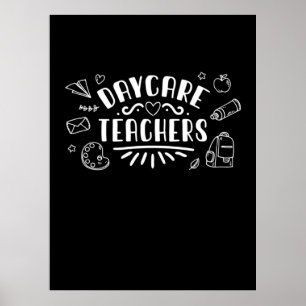 Affiche Enseignants en garderie