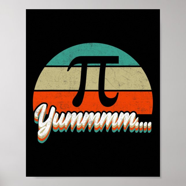 Affiche Enseignants en mathématiques Pi Day Funny Pi Symbo (Devant)