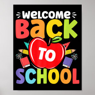 Affiche Enseignants Fun Étudiants Bienvenue À L'Appl De L'