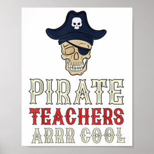 Affiche Enseignants Pirates Arr Cool _ Parler Comme Une Jo