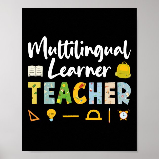 Affiche Enseignants pour apprenants multilingues - Éducate (Devant)