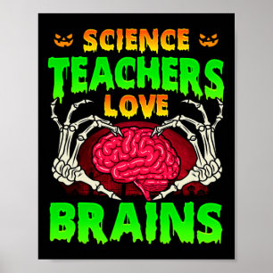 Affiche Enseignants scientifiques Aimer les cerveaux Squel