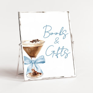 Affiche Enseigne Café Arc-en-ciel Livres et Cadeaux