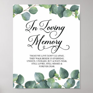 Affiche Enseigne commémorative à la mémoire d'Eucalyptus G