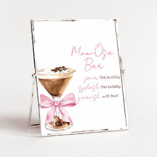Affiche Enseigne de bar Osa Espresso Arc-en-ciel pour mama