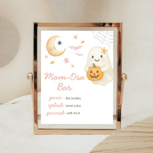 Affiche Enseigne de bar pour maman Osa pour Baby Shower Bé