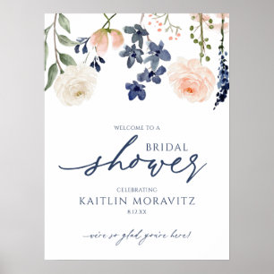 Affiche Enseigne de bienvenue pour la fête prénuptiale Fle