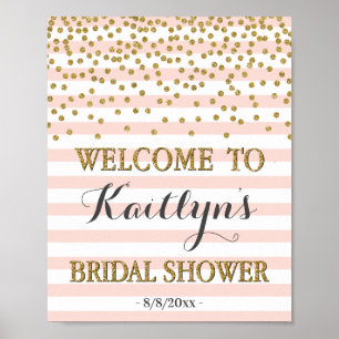 Affiche Enseigne de bienvenue pour une fête prénuptiale ro