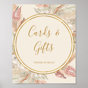 Affiche Enseigne de Cartes et Cadeaux en Ivoire de Style B