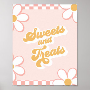Affiche Enseigne de friandises et de douceurs pour une bab