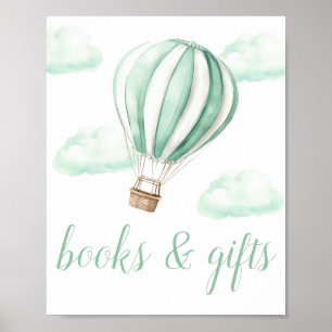 Affiche Enseigne de livres et cadeaux pour Baby Shower Mon