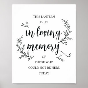 Affiche enseigne de mariage commémoratif (lanterne) aux vi