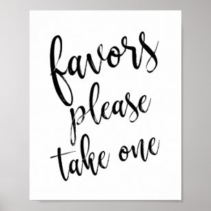Affiche Enseigne de mariage noir et blanc 8x10