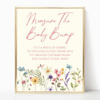 Enseigne de mesure du ventre de bébé pour Baby Sho
