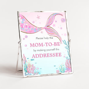 Affiche Enseigne de station d'enveloppe pour Baby Shower S