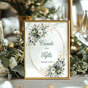 Affiche Enseigne de Table Cartes Et Cadeaux Végétalerie Aq