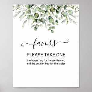 Affiche Enseigne Favorise la verdure