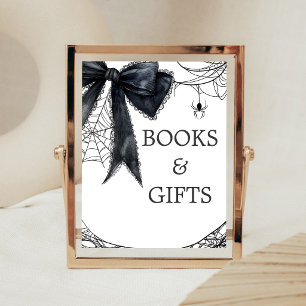 Affiche Enseigne gothique Little Boo Livres et Cadeaux à r