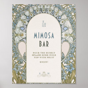 Affiche Enseigne Mimosa Vintage 1920