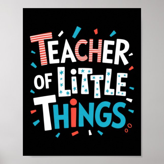 Affiche Enseignement Drôle Professeur Retour à l'École Lec (Devant)