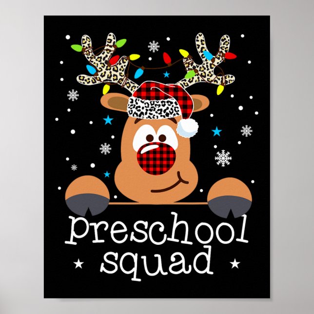 Affiche Enseignement préscolaire de rennes plaid santa cha (Devant)
