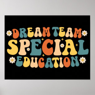 Affiche Enseignement spécial de l'équipe de rêve