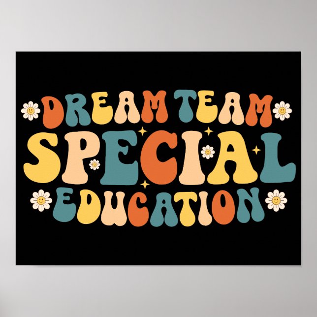 Affiche Enseignement spécial de l'équipe de rêve (Devant)