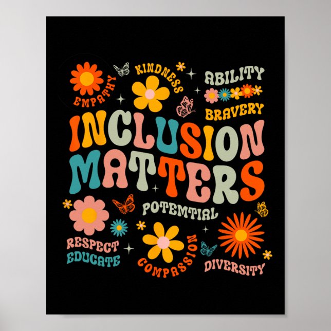 Affiche Enseignement spécial Problèmes d'inclusion des ens (Devant)