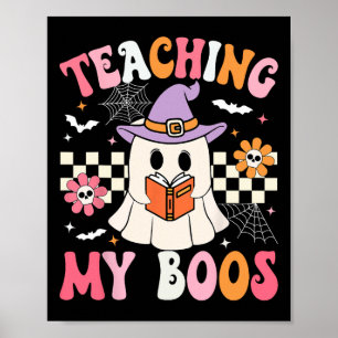 Affiche Enseignement super Mes Boos Professeur Ghost Hallo