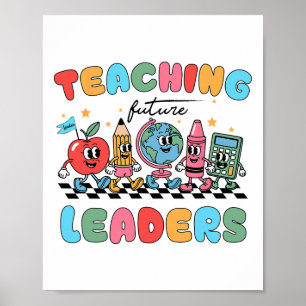 Affiche Enseigner aux futurs leaders le retour à l'école G