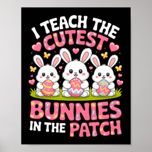 Affiche Enseigner aux lapins les plus mignons dans le patc