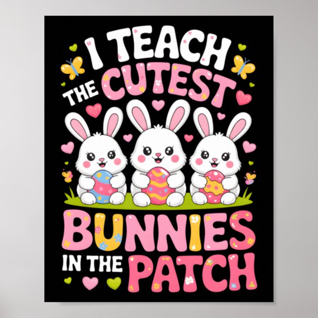 Affiche Enseigner aux lapins les plus mignons de la parcel (Devant)