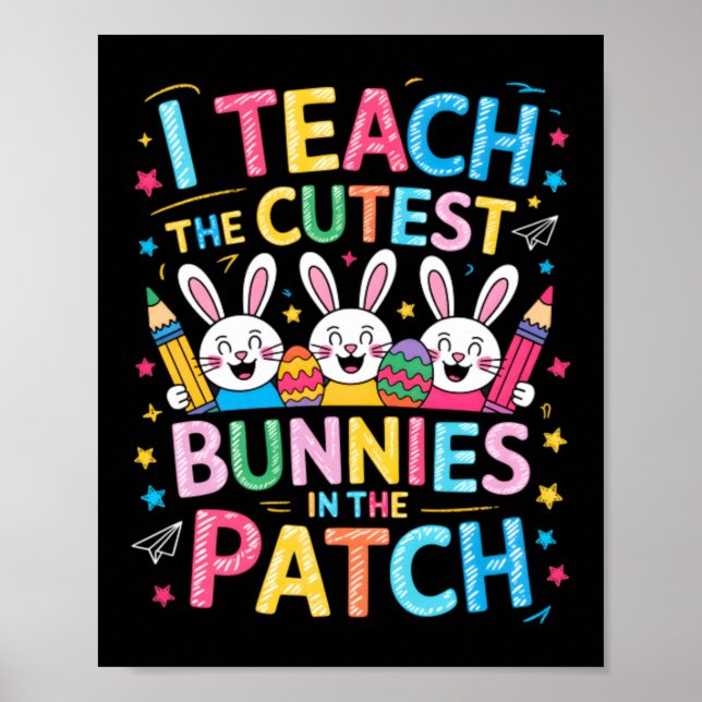 Affiche Enseigner aux lapins les plus mignons de la parcel (Devant)