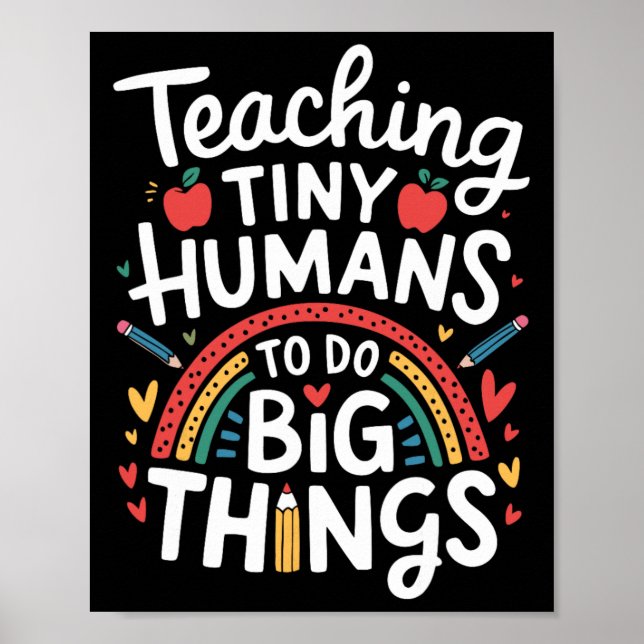 Affiche Enseigner de Grandes Choses aux Tout-Petits I Ense (Devant)