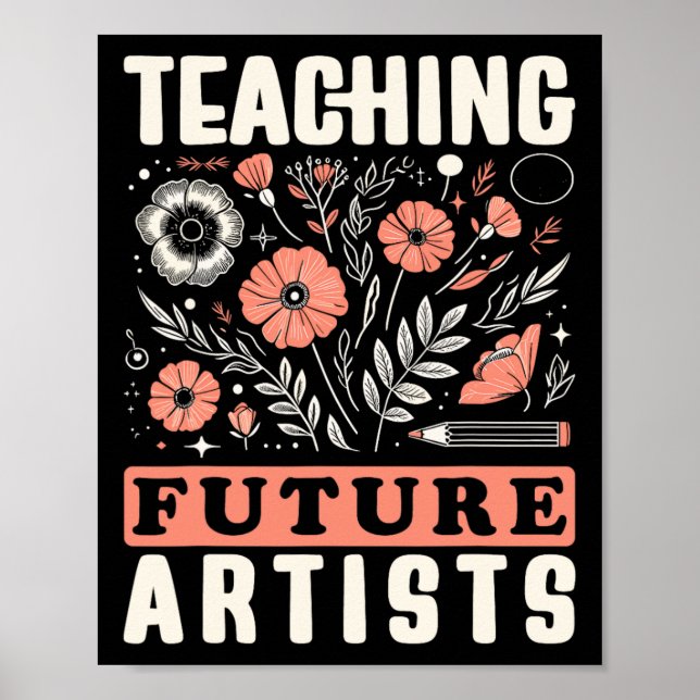 Affiche Enseigner le design aux futurs artistes pour les e (Devant)