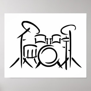 Affiche Ensemble de tambour