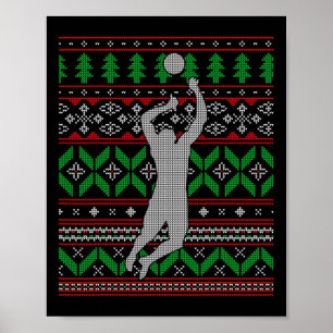 Affiche Ensemble de volleyball Spike College High School H