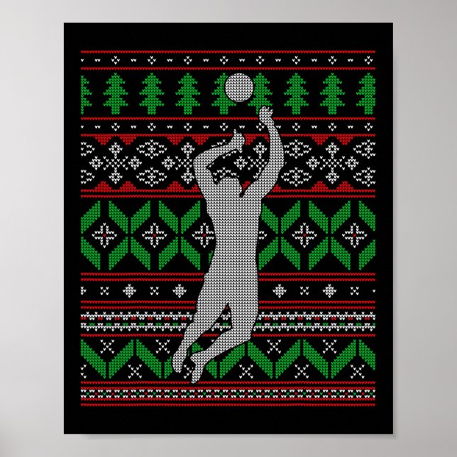 Affiche Ensemble de volleyball Spike College High School H (Devant)