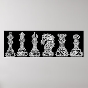 Affiche Ensemble d'échecs