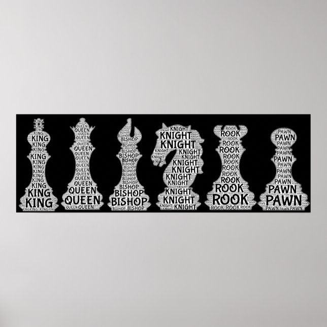 Affiche Ensemble d'échecs (Devant)
