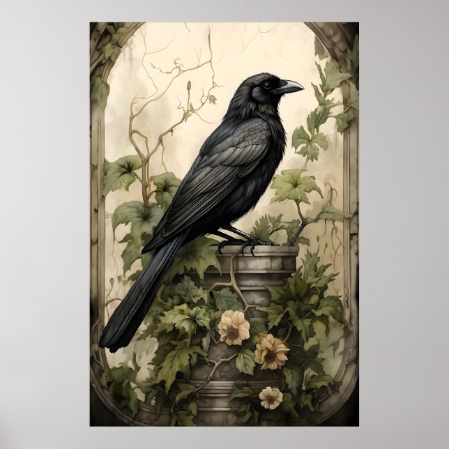 Affiche Ensemble d'impressions d'animaux de la forêt Boho, (Devant)