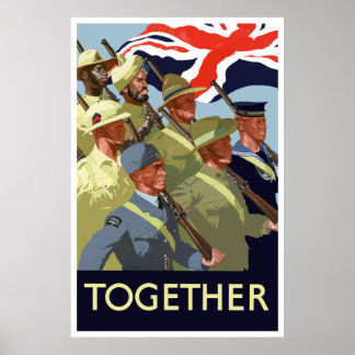 Affiche Ensemble — Empire britannique 2ÈME GUERRE MONDIALE