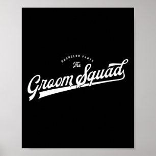 Affiche Ensemble enterrement de vie de garçon style baseba
