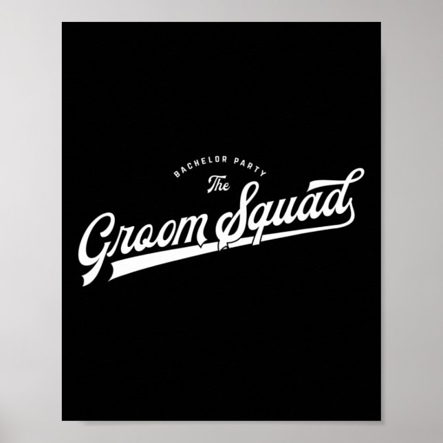 Affiche Ensemble enterrement de vie de garçon style baseba (Devant)